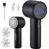 Kssvzz Levapelucchi Elettrico Ricaricabile, Togli Pelucchi Elettrico Display Digitale LED, Rimuovi Pelucchi Elettrico 3 Livelli di Potenza Regolabili, Fabric Shaver Spazzola Levapelucchi con 2 Lame