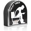 EIHI 1 Pezzi Toilet Timer, Timer da 5 Minuti in Vetro Ore con Clessidra, Clessidra Bambini, Clessidra 5 Minuti, per Bambini, per La Casa, per Uomini, Mariti, papà, Festa del papà, Compleanno