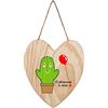 My Custom Style Targa targhetta in Legno #Amore-Abbracci#Cuore 20x18