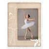 Generico Cornice Danzatrice Foto e Testo Personalizzata 10x15 con Scarpette Ballerina - Portafoto Verticale in Legno Personalizzabile con Dedica e Fotografia Idea Regalo Saggio Danza Ballerine Danzatrici