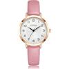 CIVO Orologio Donna Facile Lettura: Numeri Grandi Analogico Cinturino Pelle | Elegante Orologi da Polso Quadrante Piccolo con 3-Lancette Leggero per Tutti i Giorni - Regalo Moglie Mamma Compleanno Natale
