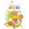 Trötsch Verlag GmbH & Co. KG TRÖTSCH - Malen nach Zahlen - Level 2 | Malen nach Zahlen Malbuch zum Zahlenlernen mit nummerierten Flächen: Ausmalbuch mit Stickern zum Verschönern der Tiermotive | Ab 3 Jahren