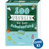 Loewe Verlag GmbH 100 Übungen bis zum Schulanfang: Lernspiel-Block mit wichtigen Schulstart-Themen für Kinder ab 5 Jahre