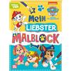 Nelson PAW Patrol Kindergartenheft: Mein liebster Malblock: Mehr als 60 großflächige Malvorlagen | mit Rubble, Marshall und Co. für Kinder ab 3 Jahren