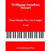 CREATESPACE Piano Sonata No. 11 in A Major, K 331: Turkish March, Alla Turca: Volume 3