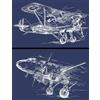 CreateSpace Independent Publishing Platf Airplane Composition Notebook College Ruled Journal: 100 sheets/200 pages, (7.44 x 9.69)