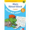 Klett Lerntraining Mein Rätsel-Block Rätsel dich schlau! Lesen 2. Klasse. Deutsch, Grundschule: Rätsel dich schlau! Deutsch in der Grundschule