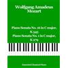 CreateSpace Independent Publishing Platf Piano Sonata No. 16 in C major, K 545 & Piano Sonata No. 1 in C major, K 279