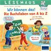 Carlsen LESEMAUS 125: Wir können das! Die Buchstaben von A bis Z: Bilderbuch ab 3 Jahren zum spielerischen Lernen | fröhliche Vorlesegeschichte mit ABC-Poster
