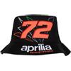 Valentino Rossi VR46 Dual Aprilia BEZZECCHI,Fisherman Hat,Uomo,Black,S/M