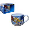 CARTOON Tazza in ceramica Sonic tazza larga jumbo 380 ml in scatola