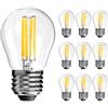 Spacelumen Lampadine LED dimmerabili E27 da 4W equivalenti a 40W 10 pezzi | attacco G45, bianco caldo 2700K, lampadine a LED per ventilatori da soffitto, lampade da toeletta e lampade a sospensione