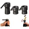 WEIWOGU Blaster per bottiglie, lancia tappi di bottiglia, 3 pezzi lancia tappi di bottiglia sparatutto apri, spara tappis di bottiglias di diverse bottiglie di birra per birra, soda, perfetto (Black)