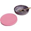 BEAMEL HOME Piatto Grattugia in ceramica fatta a mano design decorativo utensili cucina arte funzionale stoviglie artigianali (lavanda, G. coperchio rosa)