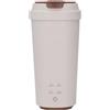 Fockety Bollitore elettrico da viaggio, 500ml 300W ricaricabile 5000mAh Bollitore acqua calda ad ebollizione rapida Regola temperatura acqua Bollitore elettrico portatile