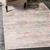 Mazovia Tappeto Salotto Moderno Pelo Corto - Tappeti Moderni Soggiorno - Tappeti Camera da Letto - Tappeti Salotto Grandi Dimesnioni - Motivo Astratto Vintage - Grigio Salmone 200x300 cm