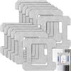 ZZXLOPEZ 12 Pezzi Ricambio Per Tamponi Di Pulizia per ECOVACS WINBOT W2 PRO/W2 PRO Omni/W2 Omni/W2/W1 Pro/W1, Pulizia Riutilizzabile, Robot per Pulizia Finestre, Efficace su Macchie e Polvere