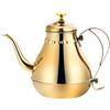 Kilimazart Royal - Bollitore da tè a collo di cigno in acciaio inox, grande capacità, multifunzione, con filtro integrato