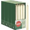 Bolsius Essentials - Candele a punta liscia - avorio - 17 cm - 32 pezzi - candele decorative - senza olio di palma