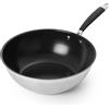 Amazon Basics, Padella Wok Antiaderente in Ceramica, 28 cm
