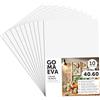 m-office Fogli di Gomma Eva Colorata, Gomma Crepla per Scrapbooking, Scuola, Cartoncini Creativi, Lavoretti, Torte Scenografiche, Scuola o Progetti Artistici 40x60cm (Bianco, 10 uds)