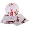 Lachineuse - Set di 4 lampade a sfera cinesi - Design fiori di prugna - Ø 30 cm - Interni e Giardino - Multicolore - Carta - Atmosfera Zen Cina - Idea regalo Giappone Asia - Portacandele