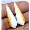 SBI Gems Gemma Sciolta Arancione Oscar Lunga Coppia 32x11 Mm Per Orecchini Gioielli