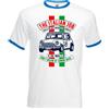 Fruit of the Loom Il Italiano Job Uomo Divertente T-Shirt Mini Cooper Film Classico Michael Canna