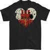 Gildan Love Flag Gibraltar Calcio Maglietta Uomo 100% Cotone