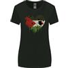 Gildan Love Flag Sahara Occidentale Calcio T-Shirt Donna Taglio Ampio