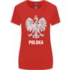 Gildan Polska Orzel Bandiera Polacca Calcio Femminile T-Shirt A Taglio Ampio