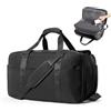 bergsalz Nero Borsone Da Viaggio Con Sottovuoto,Bagaglio a Mano Con Pompa 50X25X30 cm,Grande 40L Borsone Palestra Donna Uomo,Borsa Parto Ospedale Mamma
