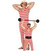 Horror-Shop Costume da Bagno retrò A Righe per Gli Uomini