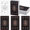 NBEADS 200 pz 2 colori Carte Tarocchi Vuote con Doratura, Oracle Bianche da Scrivere, 2 Contenitori, DIY Principianti 69-70x118-120mm