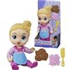 Baby Alive Baby Baker, bambola con capelli biondi con accessori alimentari immaginari, giocattolo da 26,5 cm, per ragazze e ragazzi dai 3 anni in su