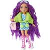 MGA Entertainment MGA's Dream Ella Extra Iconic Mini Bambola alla moda - DREAMELLA - Bambola con capelli viola e cuori sulle guance - Età: 3+ anni