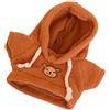 Generico Costruisci abiti da orso, vestiti di animali di peluche - Vestiti dei cartoni animati per peluche - Felpa con cappuccio minuscola da collezione, camicia di peluche di Capybara, maglione per bam