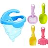Generico Set Di Giocattoli Da Spiaggia | Con Imbuto Pala Rastrello per Esterno | Giochi da Viaggio, Spiaggia e Piscina,Adatti a Bambini e Bambine 3 Anni, per Giardino, Piscina, Campeggio e Vacanza