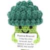 Generico Giocattolo Positivo - Broccoli Di Ispirazione - Broccoli Giocattolo Decorazione Scrivania Per Studenti Insegnanti Infermieri Casa Festività Laurea Università