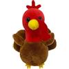 Generico Burattini da dito, Burattino da mano con animali di peluche con bambola di tacchino, Burattini da dito morbidi con tacchino, Bambola di animali di peluche con tacchino, Marionette educative