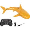 Generico Giocattolo Dello Squalo RC - Modello Di Squalo Motorizzato Sommergibile, Creatura Oceanica Ad Alta Simulazione, Figura Di Gioco Telecomandata Impermeabile, Avventura Di Nuoto Realistica | Regalo Diver