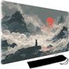 MPLRC PLAYMAT Tappetino da gioco per MTG, con custodia impermeabile, borsa nera, 60 x 35 cm, con zona MTG, bordi cuciti, tappetino da gioco TCG (No Zone, 8)