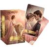 Patifirst Mazzo Di Tarocchi - 78 Carte Rosa Classiche Tascabili Versione Inglese Gioco - Mazzi di Tarocchi Oracolo | per Famiglia Amici Casa Viaggi Meditazione Compleanno Compagni Lettura Destino