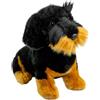 Carl Dick Peluche Cane, Bassotto nero seduto 30cm 3443