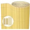 VOUNOT® Canniccio PVC Frangivista Recinzione 90 x 500 cm, Arella Doppia Schermo Privacy Paravista, Resistente ai Raggi UV Resistente alle Intemperie, Protettivo per Giardino, Balcone, Terrazza, bambù