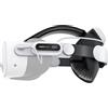 BOBOVR E3 Pro Cinturino Elite con Batteria Compatibile con Meta Quest 3S/Quest 3,Batteria da 10000 mAh con ricarica rapida sostituibile a caldo ed espansione audio da 3,5 mm
