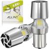 AGLINT P21W LED Lampadine CANBUS 1156 Ba15s 382 Anti Hyper Flash 12V per Auto Retromarcia Posteriori Parcheggio DRL Marcia Diurna Fendinebbia Freno Fendinebbia Luce 6500K Bianco