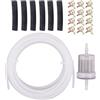 HouYeen Kit di raccolta del serbatoio del carburante con Fascette stringitubo per tubo del carburante da 5 metri, adatto per riscaldatore Webasto Eberspacher