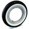 MANDELLI CERCHIO RUOTA COMPLETA FASCIA BIANCA 3.00-10 PER VESPA 50 SPECIAL 125 PRIMAVERA ET3 PK