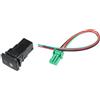 Hihaha Interruttore a pulsante AIR COMP con cavo connettore per Toyota Landcruiser 4Runner / Pannello interruttore luci LED interne auto/Impermeabile / 1 Set Blu